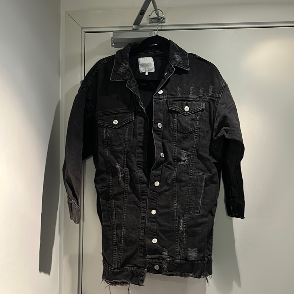 Stylish Black Denim Jacket